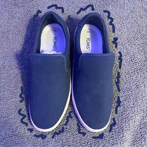 TOMS TRVL LITE Slip-On Sneakers - Navy Canvas - Women’s 9 👟⚓